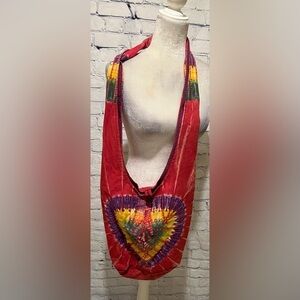Shop Therapy Made In Nepal  Handmade Needlework Hippie Sling Bag Crossbody Purse
